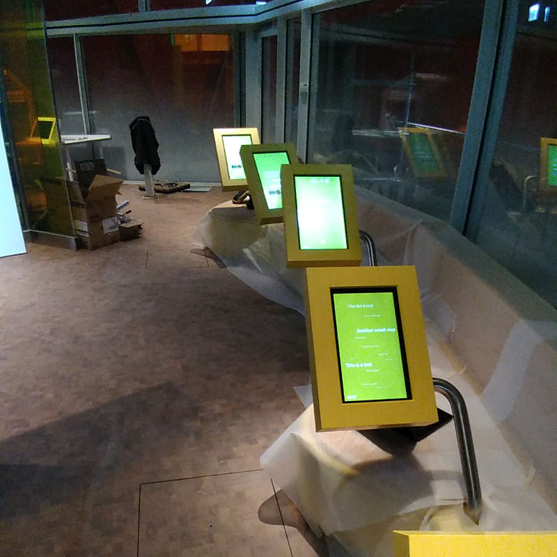 Exhibit installation