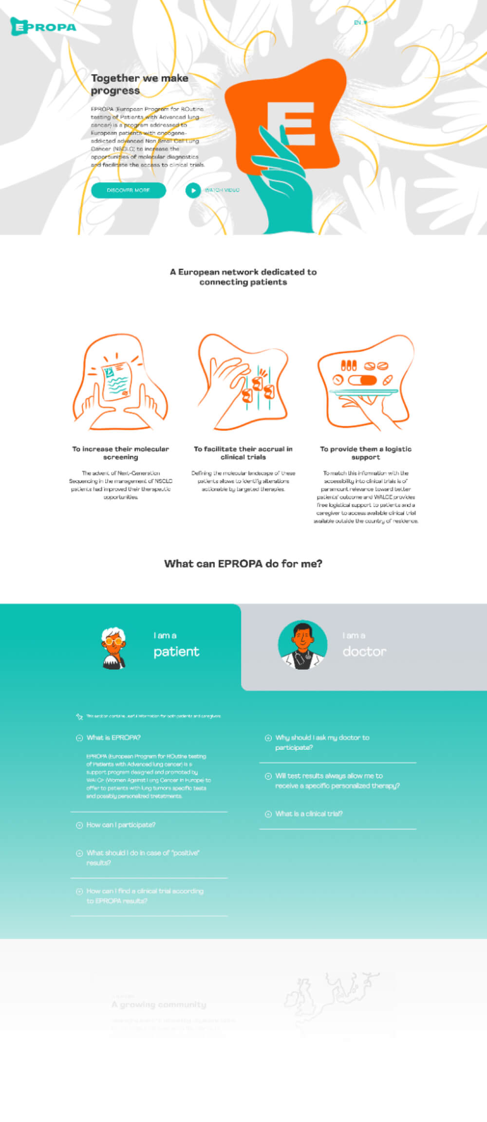 EPROPA - European Program for ROutine testing of Patients with Advanced lung cancer